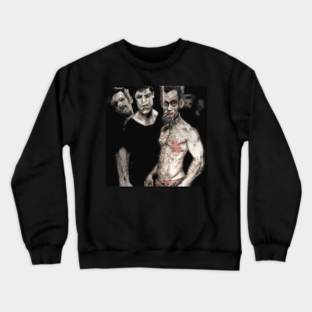 Abraham never spoke of his time in Pugilist club Crewneck Sweatshirt by tomasoverbai